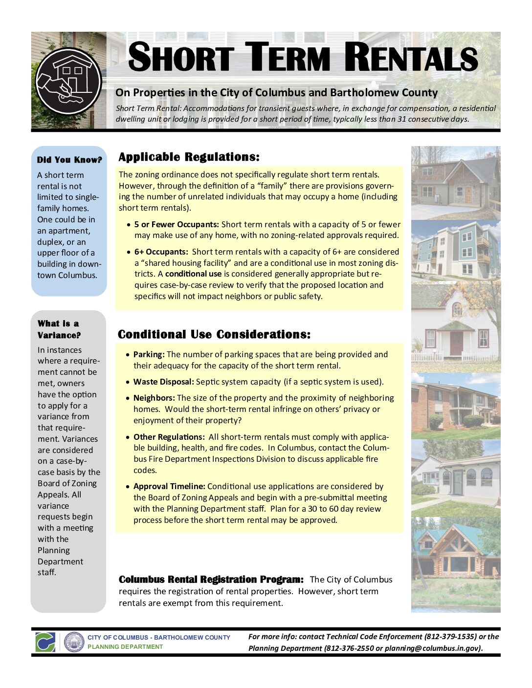 Short Term Rental Program Sticker FAQ – Short Term Rentals 2025 – Planning Department