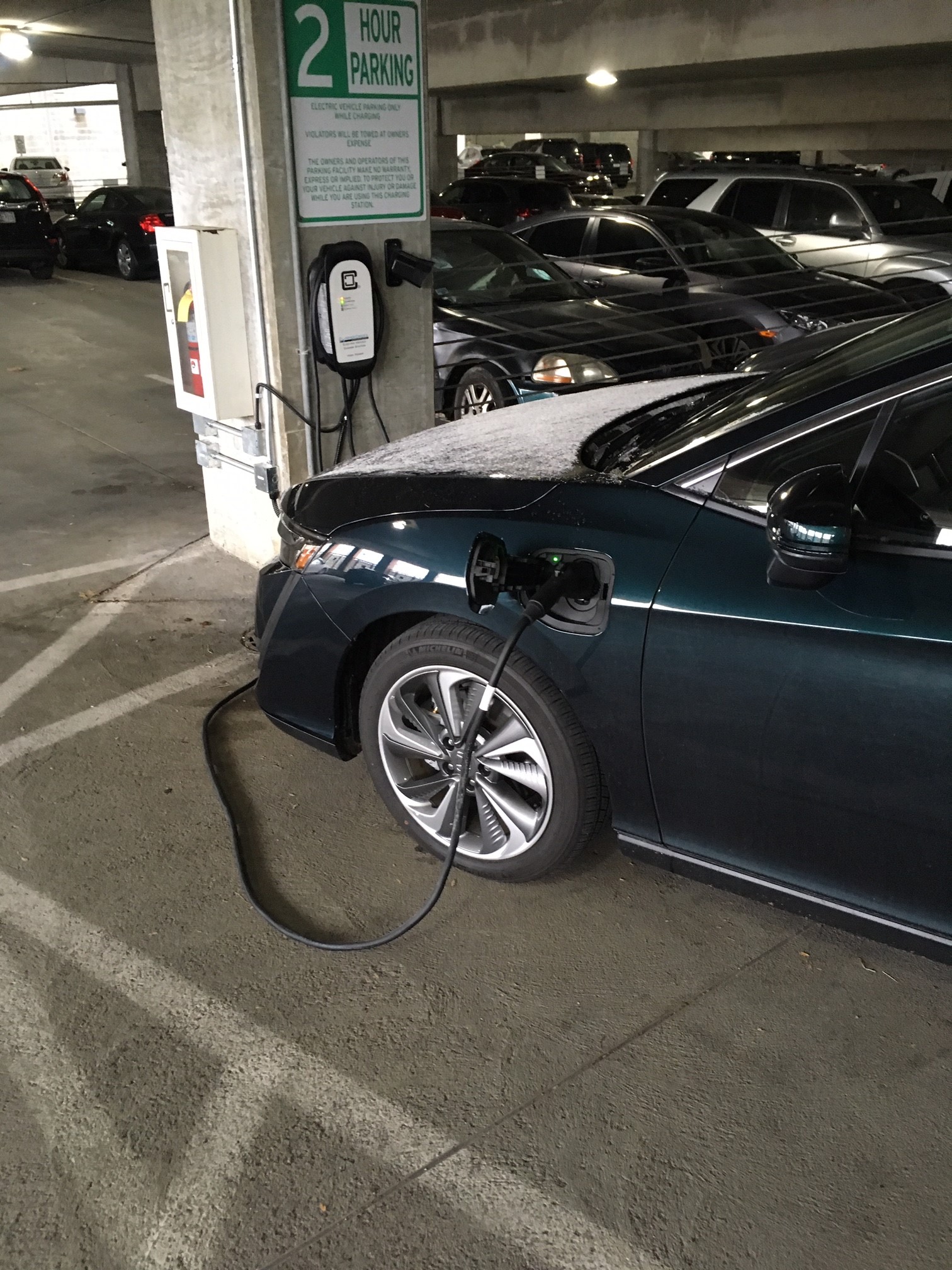 Electric Vehicle Charging Stations Now Available in City Garages