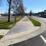 New sidewalk on California Street