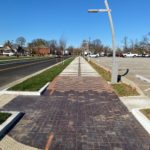 New sidewalk on California Street