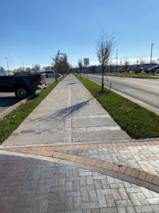 New sidewalks along California Street