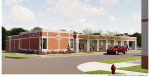 Rendering of new Bartholomew County Court Services Center