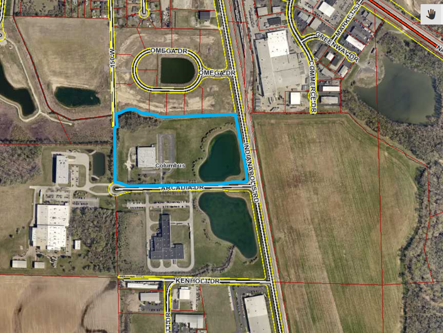 Aerial View – Arcadia Drive Property