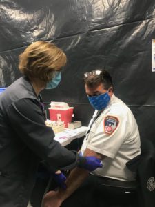 CFD Fire Chief receives COVID vaccine