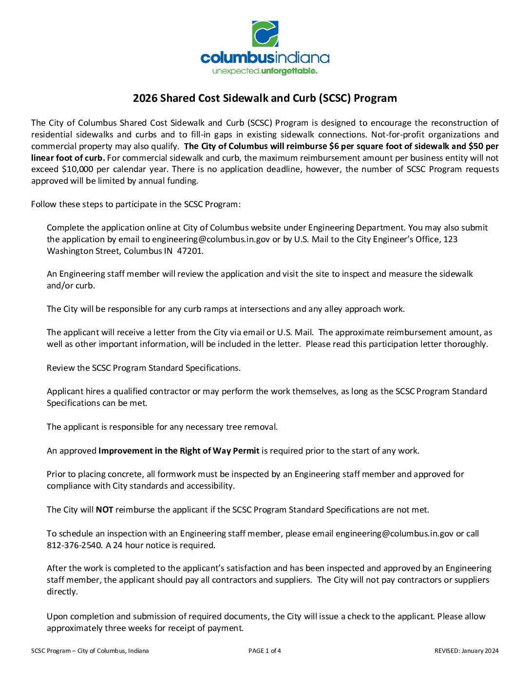 Scsc Reno 2026 SCSC – City of Columbus, Indiana