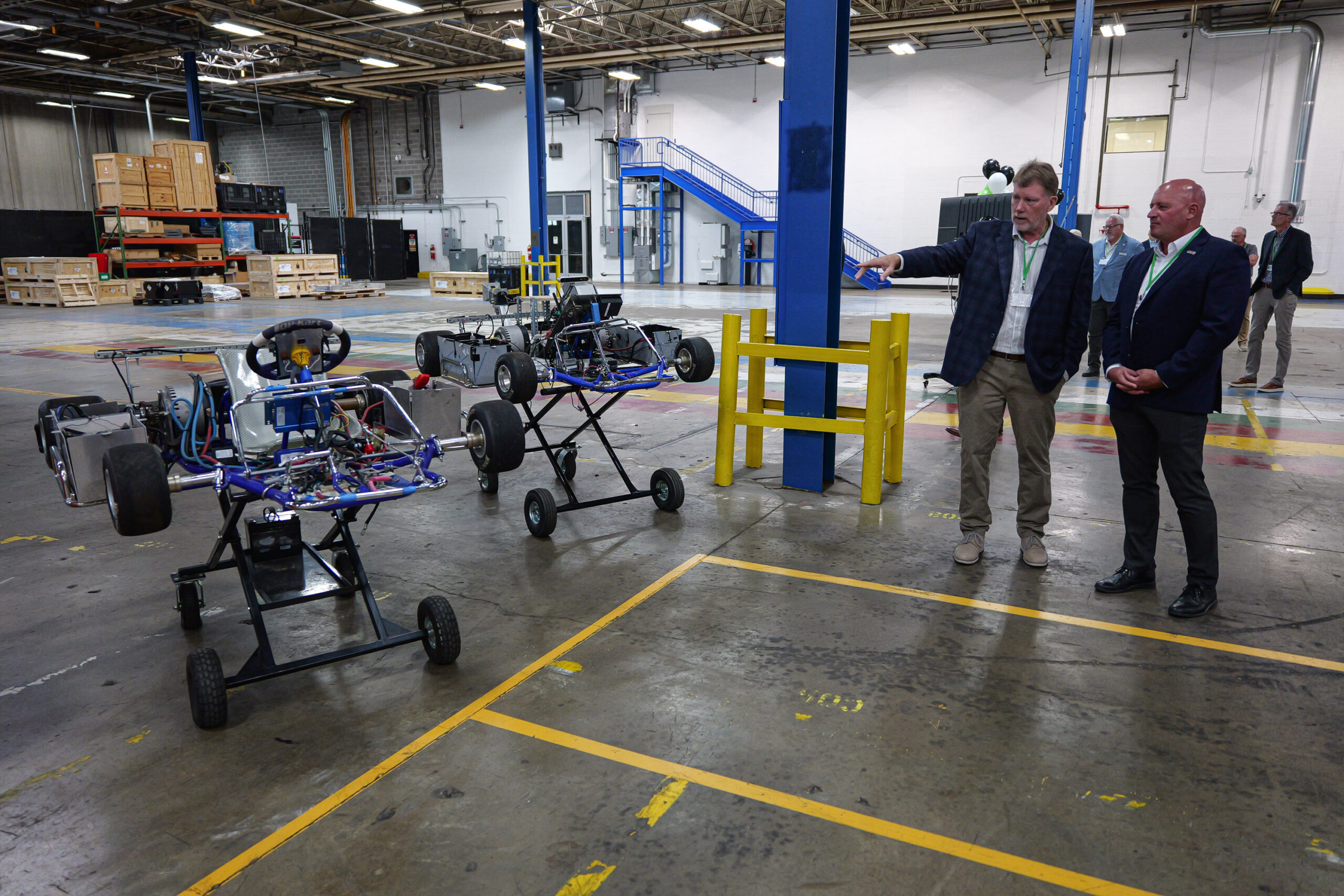 An interior view of the new Advanced Machine and Vehicle Innovation Center (AMVIC) at AEI The Rock in Columbus, Indiana, Tuesday, July 21, 2026. Mike Wolanin | City of Columbus Communications