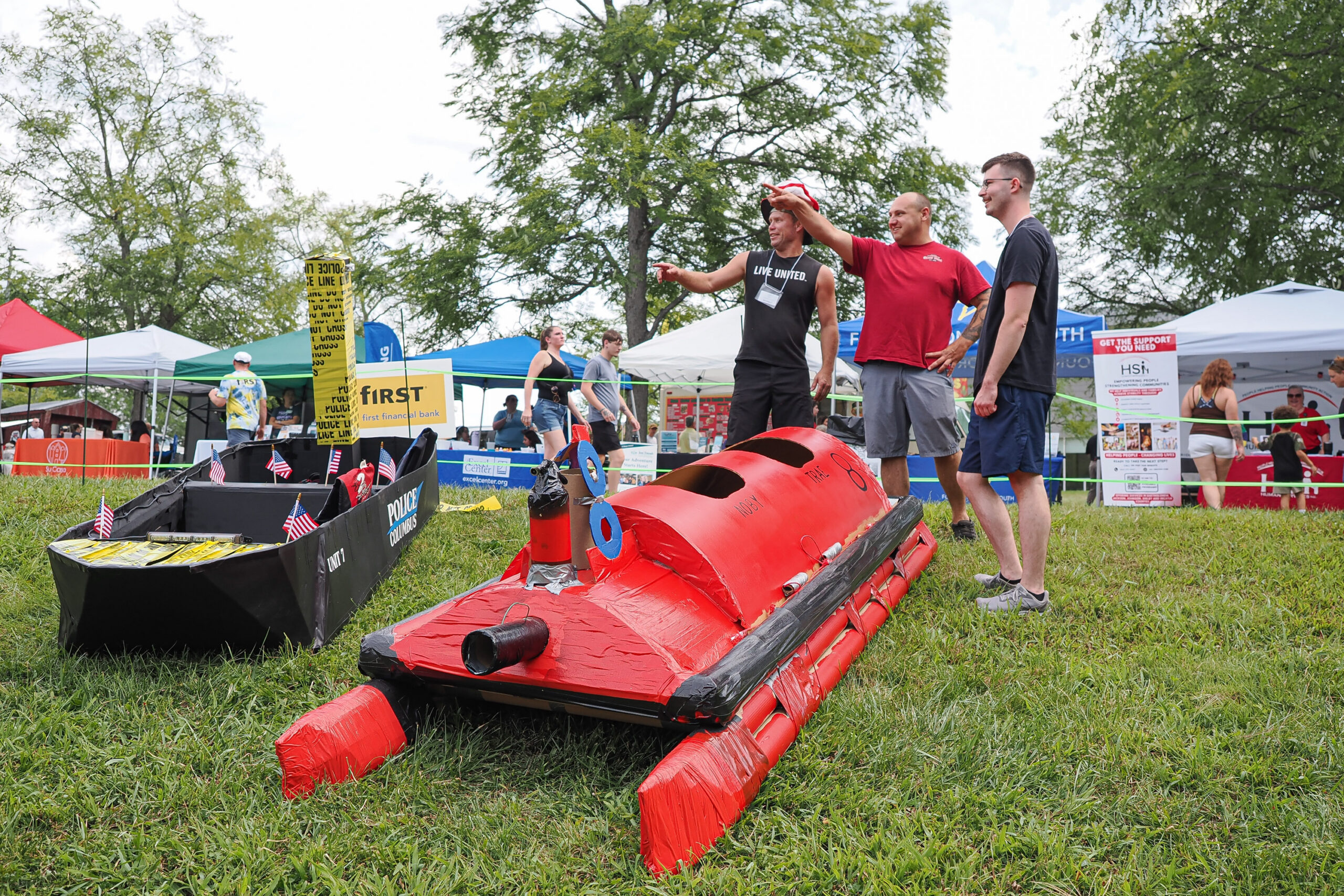 Photos from the inaugural Columbus Riverfest featuring You Gotta Regatta. The event served as a fundraiser for the United Way of Bartholomew County. Mike Wolanin | City of Columbus Communications