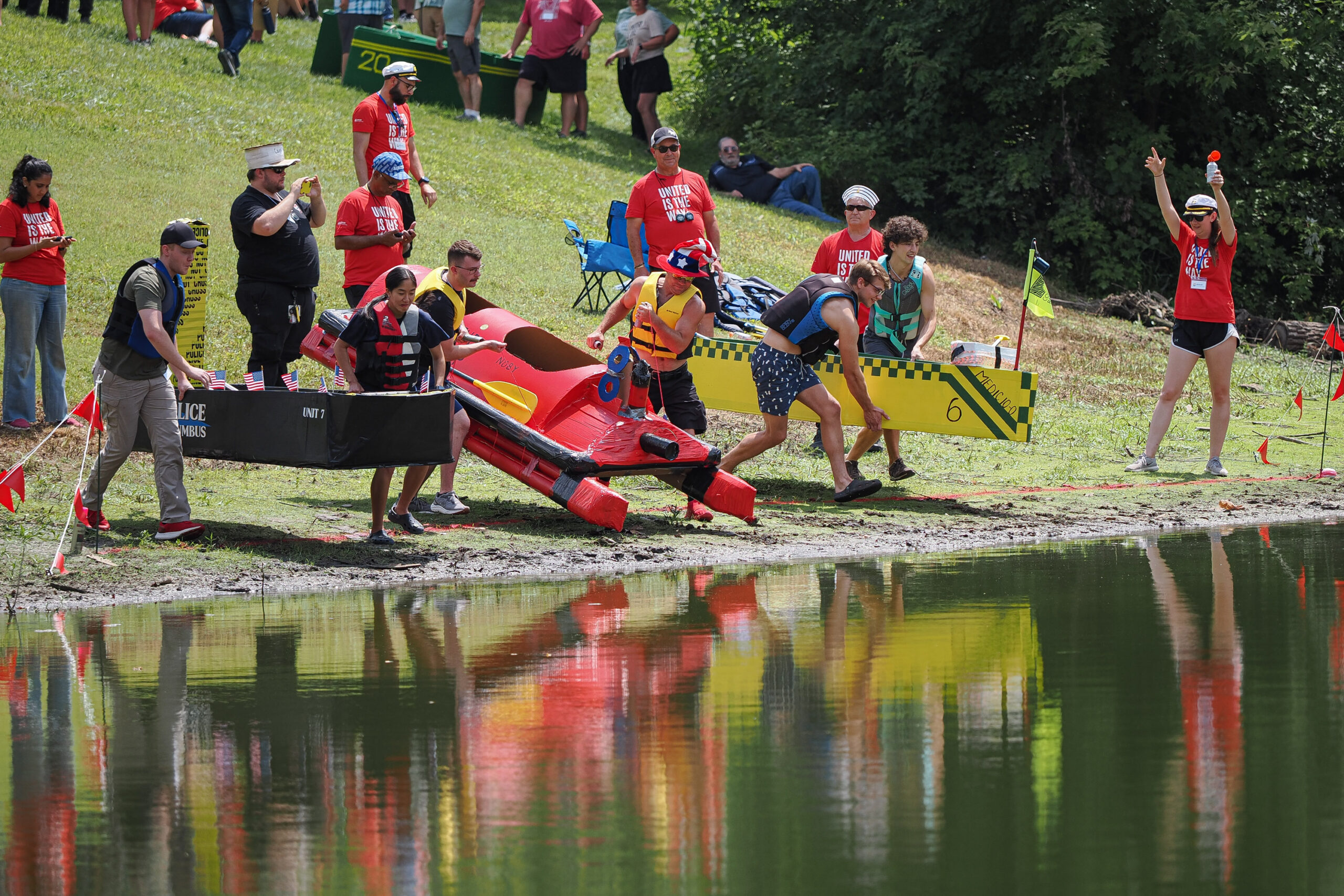 Photos from the inaugural Columbus Riverfest featuring You Gotta Regatta. The event served as a fundraiser for the United Way of Bartholomew County. Mike Wolanin | City of Columbus Communications