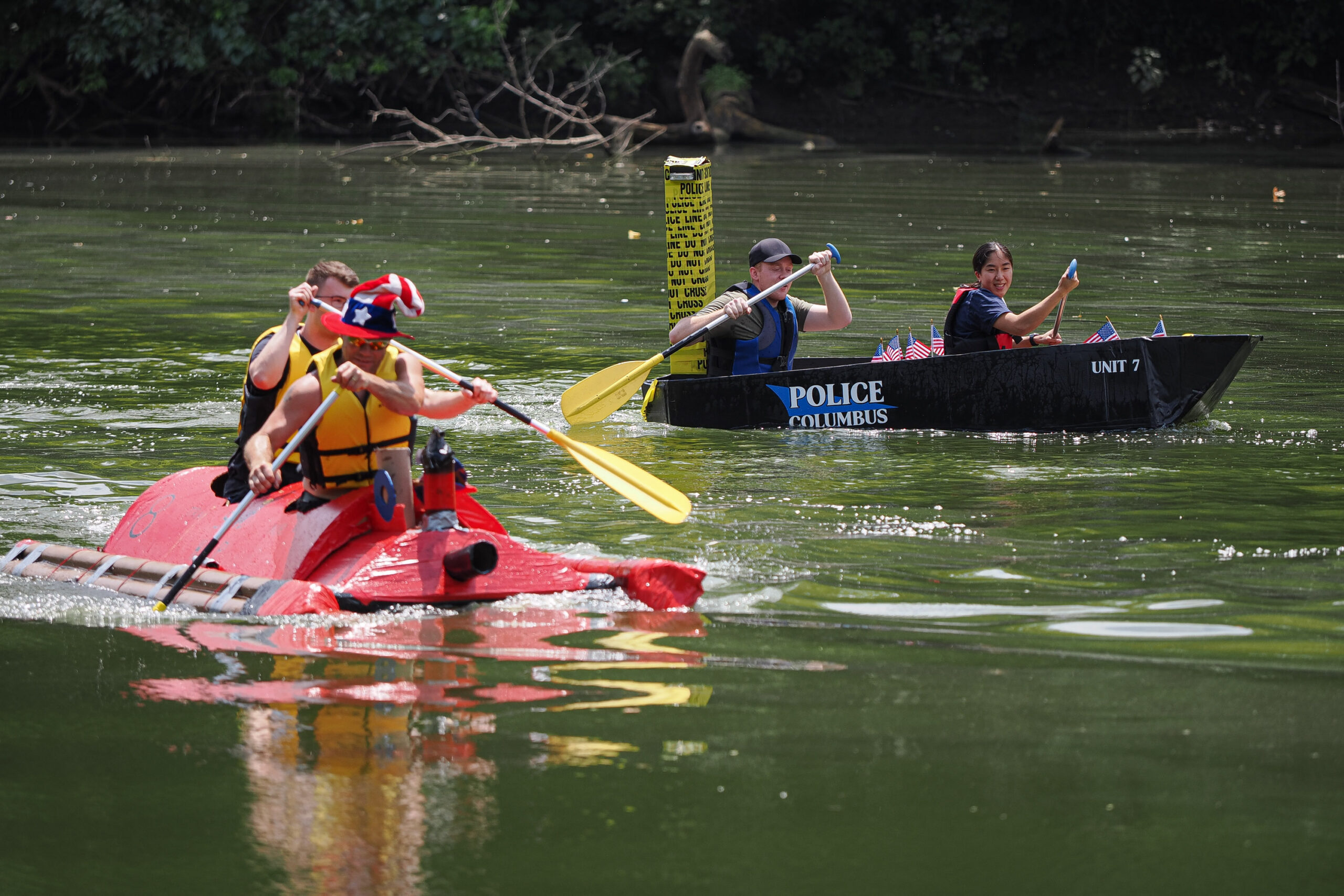 Photos from the inaugural Columbus Riverfest featuring You Gotta Regatta. The event served as a fundraiser for the United Way of Bartholomew County. Mike Wolanin | City of Columbus Communications