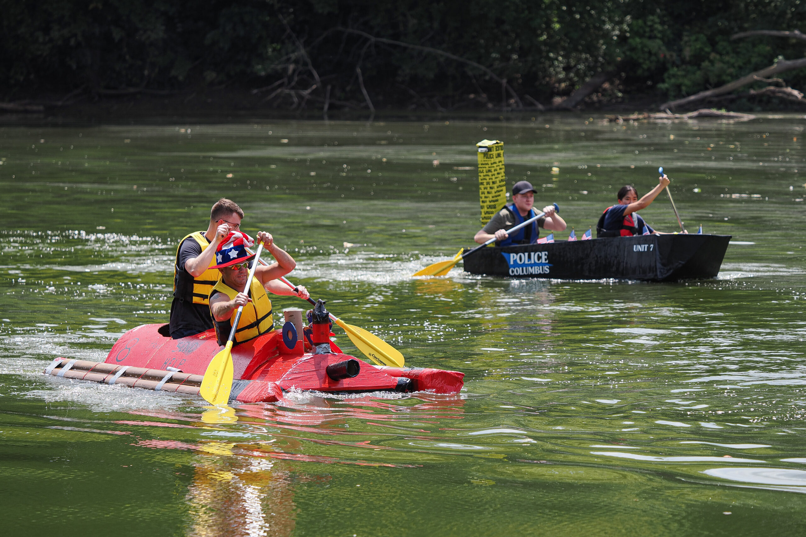 Photos from the inaugural Columbus Riverfest featuring You Gotta Regatta. The event served as a fundraiser for the United Way of Bartholomew County. Mike Wolanin | City of Columbus Communications