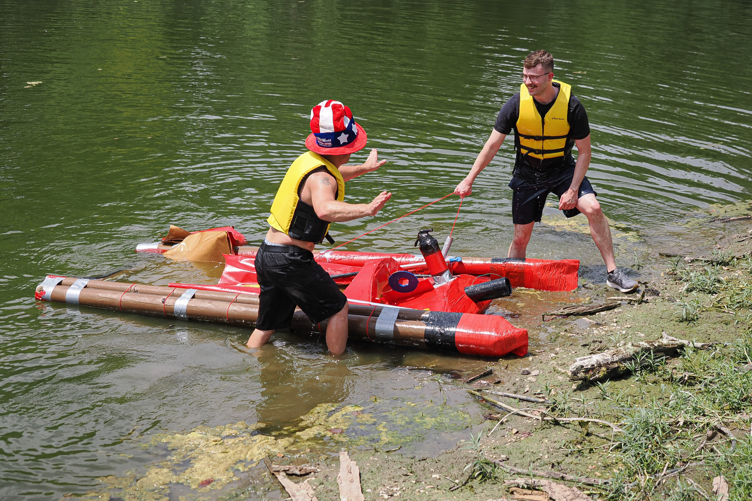 Photos from the inaugural Columbus Riverfest featuring You Gotta Regatta. The event served as a fundraiser for the United Way of Bartholomew County. Mike Wolanin | City of Columbus Communications