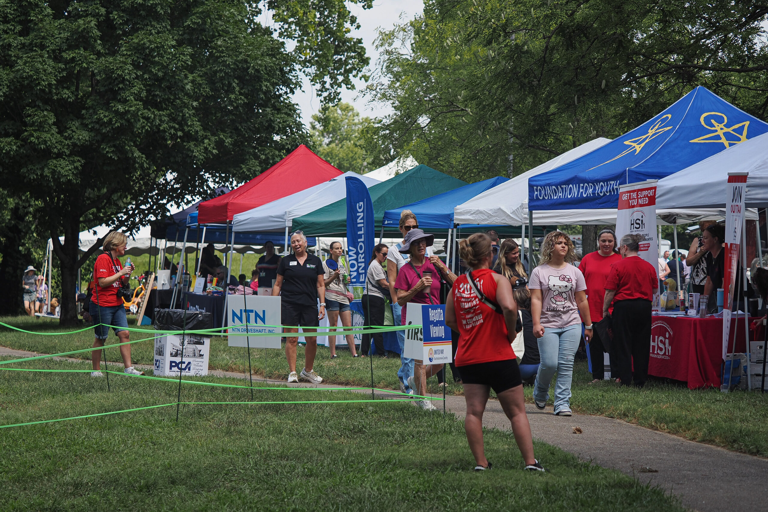 Photos from the inaugural Columbus Riverfest featuring You Gotta Regatta. The event served as a fundraiser for the United Way of Bartholomew County. Mike Wolanin | City of Columbus Communications