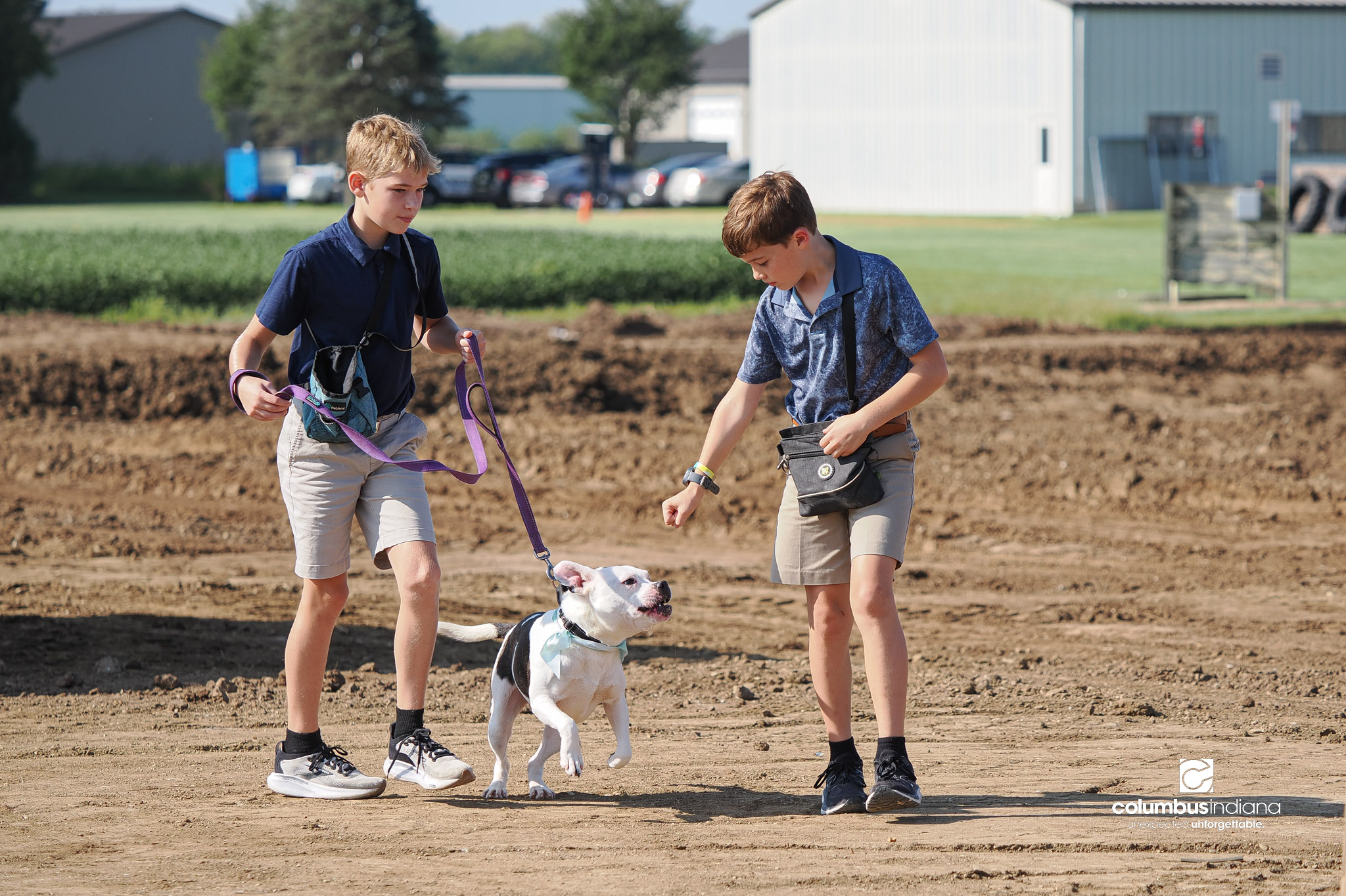 These photos show the celebration and groundbreaking for the new Columbus Animal Care facility named the Wendy H. Elwood Animal Care Services Center in Columbus, Indiana.