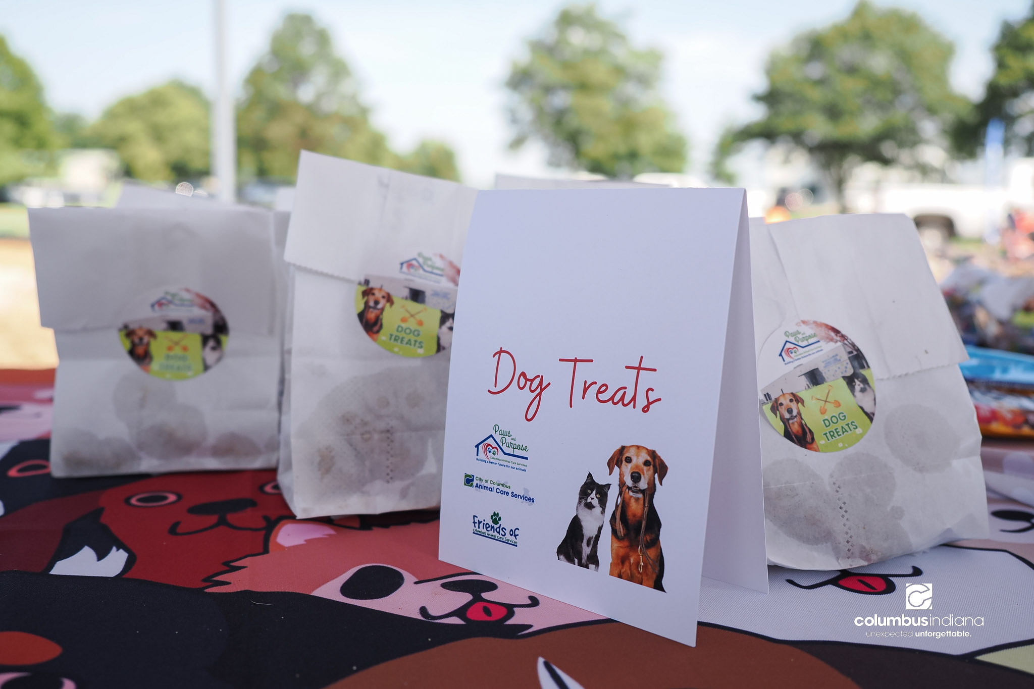 These photos show the celebration and groundbreaking for the new Columbus Animal Care facility named the Wendy H. Elwood Animal Care Services Center in Columbus, Indiana.