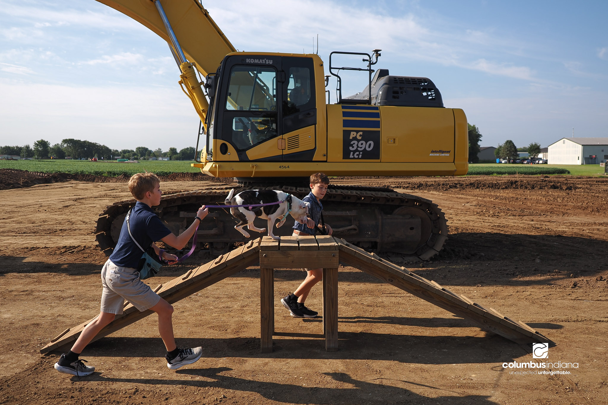These photos show the celebration and groundbreaking for the new Columbus Animal Care facility named the Wendy H. Elwood Animal Care Services Center in Columbus, Indiana.